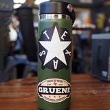 Texas Lone Star Decal Vinyl Sticker in Black