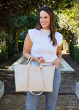 Melissa Tote Bag – Cream