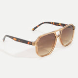 Tortoise Square Sunglasses | Light Brown