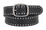 Stud-Lined Genuine Leather Belt | Grunge & Punk Edge
