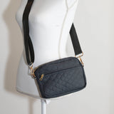 Sophie Quilted Crossbody Black