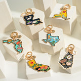 New York State Keychain | NY Shaped Key Ring