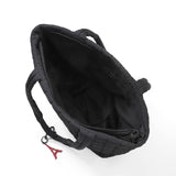 Camyrn  Quilted Puffer Tote Bag with Paris Charm Black