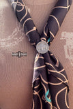 Buffalo Thunder Scarf Slide | Buffalo Nickel Wild Rag Ring