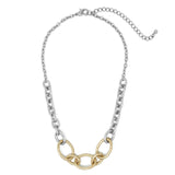 Ashton Chain Duo Two Tone Necklace