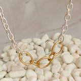 Ashton Chain Duo Two Tone Necklace