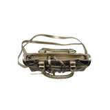 Judith Mini Iridescent Leather Handbag – Gold