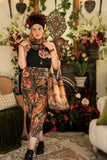 Courage Dear Heart Linen Tote Bag | Boho Sacred Heart Market Bag