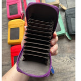 Accordion Style Card ID Wallet Royal Blue