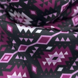 Purple Aztec Tribal Western Southwestern Wild Rag Scarf Accent