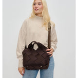 Resilience Woven Neoprene Tote – Chocolate Brown