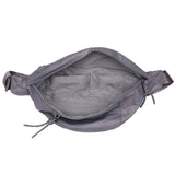 Laurence Large Nylon Belt Bag Fanny Pack Sling Bag Carbon Grey