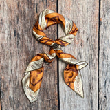 Wild West Print Scarf | 36x36 | Cinnamon