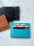 Pink Leather Boot Stitch Card Holder