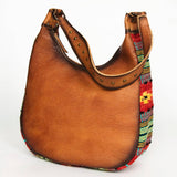 American Darling Eleanor Leather & Saddle Blanket Hobo Bag