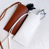 Hang It Around Glass Case Bag Charm Brown