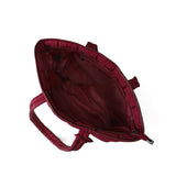 Everyday Tote Bag Quilted Puffer with Heart Bag Charm Cherry Red