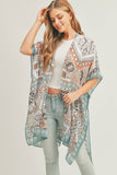 Boho Ornate Patchwork Lightweight Kimono Wrap