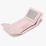 Logan Whipstitch Trifold Wallet Prussian Blue