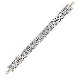 Black White Spotted Adjustable Detachable Crossbody Bag Purse Strap