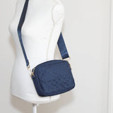 Sophie Quilted Crossbody Navy