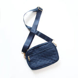 Sophie Quilted Crossbody Navy