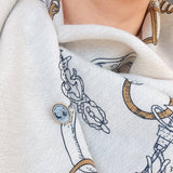 Magnetic Cameo Brooch Set - Vintage Scarf Pin (Set of 2)