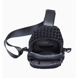 Beyond the Horizon Woven Neoprene Sling Backpack | Black