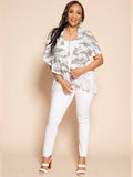 Shawl Dawls Short Convertible Shawl White Camo