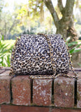 Kylie Quilted Crossbody Spotted Leopard