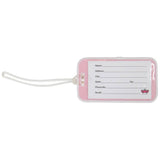 Embroidered Jet Set Go Luggage Tag