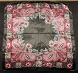 Valentine Paisley Wild Rag | 36" Satin Western Scarf