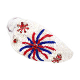 Baby You're a Firework Patriotic Beaded Headband