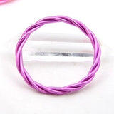 Twisted Thai Buddhist Temple Mantra Bangle – Lilac | Small/Medium