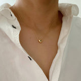 Love Bean Heart Necklace – Gold