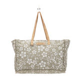 Myra Chalky Canvas & Leather Weekender Bag