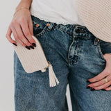 River Raffia Clippable Card Holder | Cream
