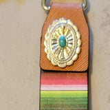 Western Southwestern Serape Strap Keychain Bag Charm