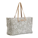 Myra Chalky Canvas & Leather Weekender Bag