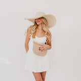 Lake Shore Drive Wide Fringe Sun Hat