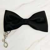 Perfect Shape Bow Key Chain Bag Charm Black