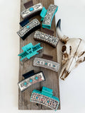 Large Western Hair Clip Claw: Horses