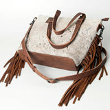 American Darling June Hair-On Cowhide & Leather Fringe Western Tote