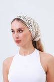 Crochet Bandana Shawl – Natural Cotton Summer Wrap
