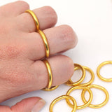 Thai Buddhist Temple Kumlai Stackable Ring – Violet