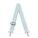 Colorful Tulum Stripe Adjustable Crossbody Bag Purse Guitar Strap