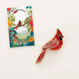 Red Cardinal Hard Enamel Pin