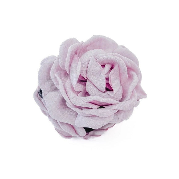 Blooming Rose Hair Claw Clip Lilac Purple