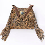 American Darling Hair-On Cowhide Fringe Shoulder Bag | Full Grain Leather Western Bag