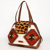 American Darling Saddle Blanket Wool & Leather Tote Bag – Western